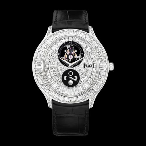 Gouverneur Tourbillon Moonphase White Gold Full Diamond