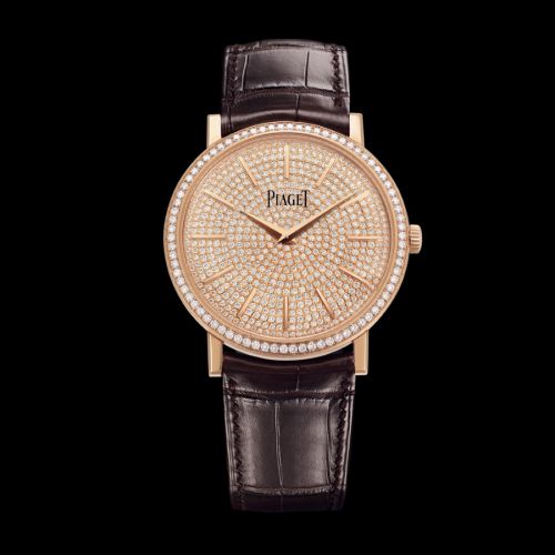 Altiplano 38 Pink Gold Full Diamond