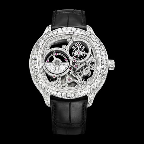 Emperador Coussin Tourbillon Skeleton White Gold Diamond
