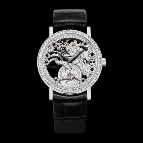 Altiplano Skeleton 34 White Gold Diamond
