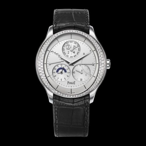 Gouverneur Perpetual Calendar White Gold Diamond