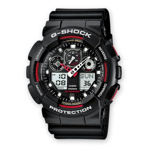 GA-100-1A4 Black Red 