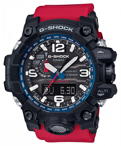G-Shock Mudmaster Triple Sensor Black / Red