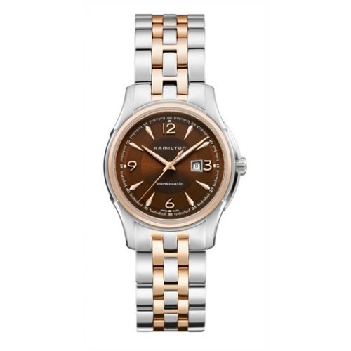 Jazzmaster Viewmatic 34mm Brown Dial Two Tone