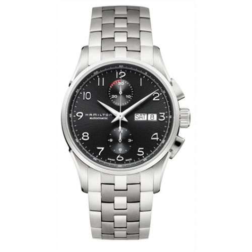Jazzmaster Maestro Automatic Chronograph 41mm Black Dial Bracelet