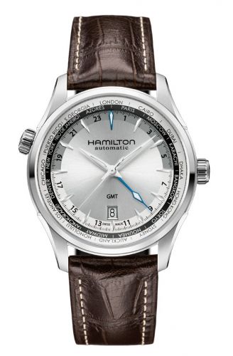 Jazzmaster GMT 42mm Silver Dial