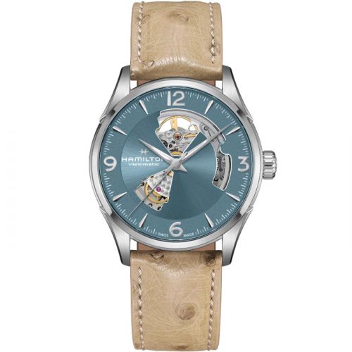 Jazzmaster Open Heart Stainless Steel / Blue