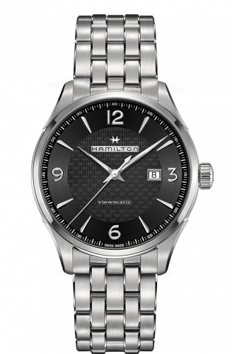 Jazzmaster Viewmatic Automatic Steel / Black / Bracelet
