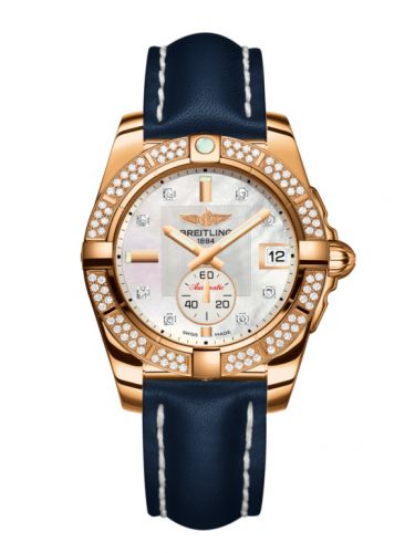 Galactic 36 Automatic Rose Gold / Diamond / Pearl Diamond / Calf