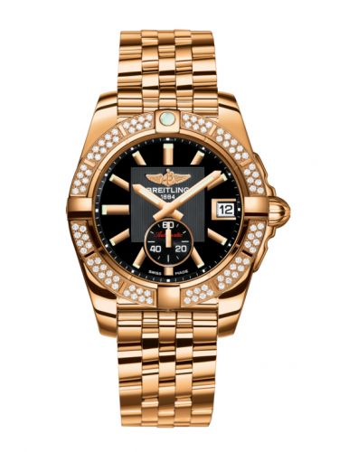 Galactic 36 Automatic Rose Gold / Diamond / Volcano Black / Bracelet