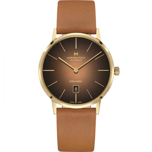 Intra-Matic 42 Yellow Gold / Brown