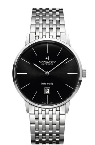 Intra-Matic 42 Stainless Steel / Black / Bracelet