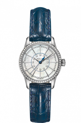 Railroad Lady Quartz Steel / MOP / Full Diamonds