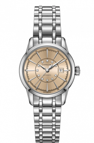Railroad Lady Automatic Steel / Champagne / Bracelet