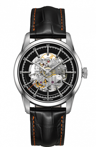 Railroad Skeleton Automatic Steel / Black