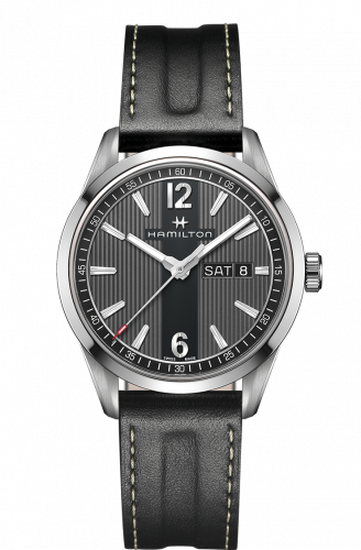 Broadway Day Date Quartz Steel / Grey
