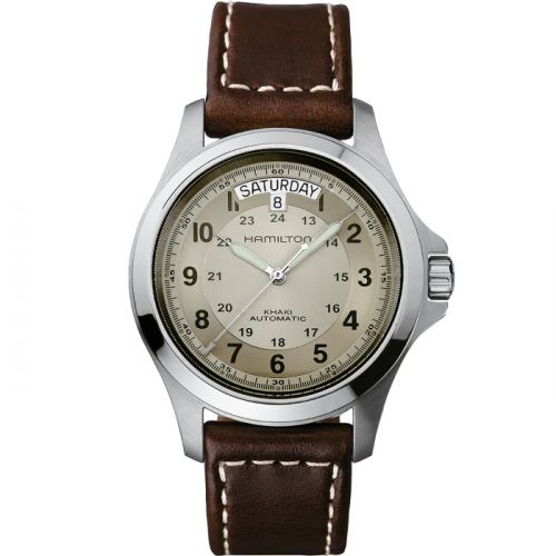 Khaki Field King Auto 40 Stainless Steel / Beige