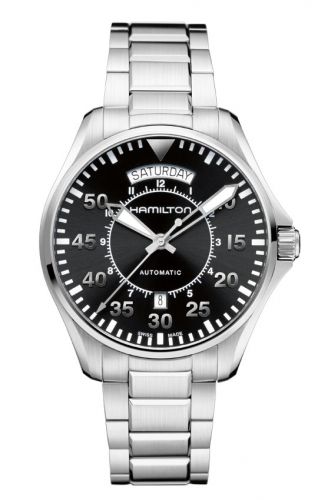 Khaki Pilot Day Date Black / Bracelet