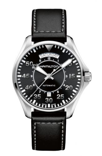 Khaki Aviation Pilot Day Date Auto Black