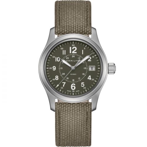 Khaki Field Quartz 38 Stainless Steel / Green