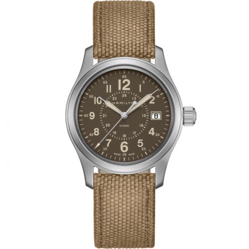 Khaki Field Quartz 38 Stainless Steel / Brown