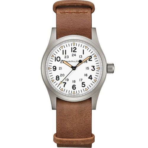 Khaki Field Mechanical 38 White