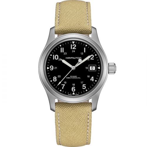 Khaki Field Mechanical 38 Date Black