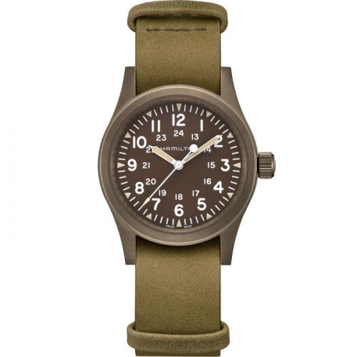 Khaki Field Mechanical 38 PVD / Brown