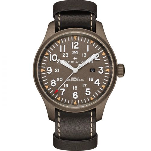 Khaki Field Mechanical 50 PVD / Brown