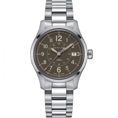 Khaki Field Auto 40 Stainless Steel / Brown / Bracelet