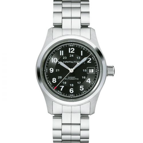 Khaki Field Automatic 38 Stainless Steel / Black / Bracelet