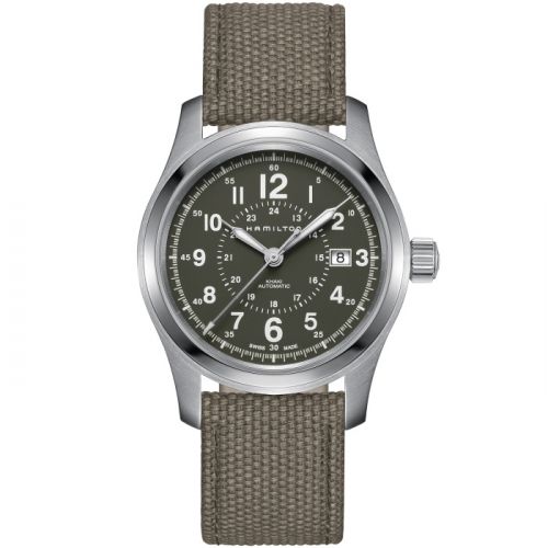 Khaki Field Auto 42 Stainless Steel / Green