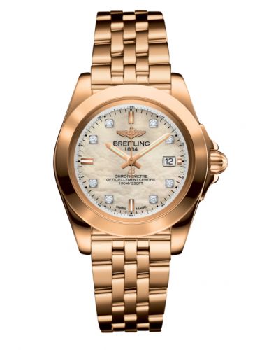 Galactic 32 Sleek Edition Rose Gold / Pearl Diamond / Bracelet