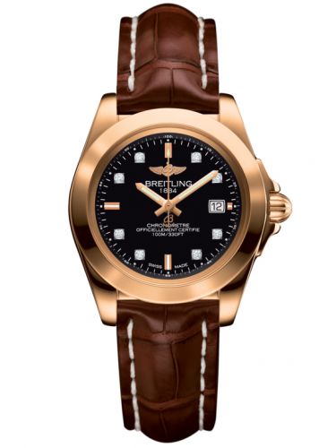 Galactic 32 Sleek Edition Rose Gold / Trophy Black Diamond / Croco