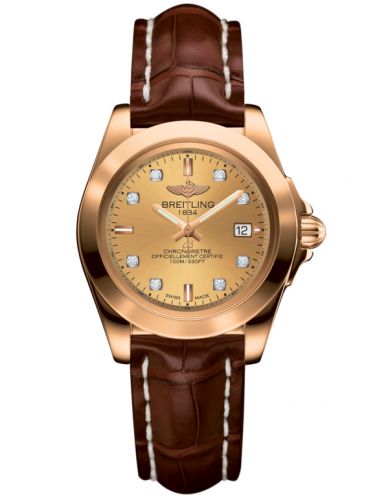 Galactic 32 Sleek Edition Rose Gold / Golden Sun Diamond / Croco