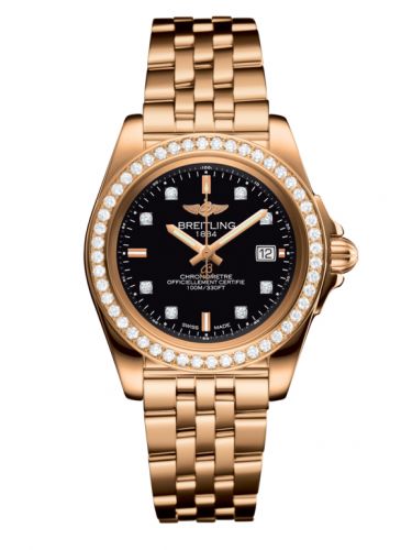 Galactic 32 Sleek Edition Rose Gold / Diamond / Trophy Black Diamond / Bracelet
