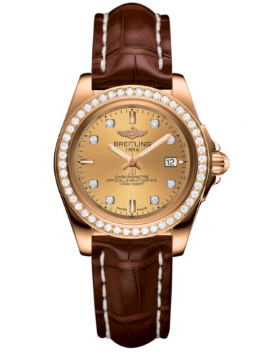 Galactic 32 Sleek Edition Rose Gold / Diamond / Golden Sun Diamond / Croco