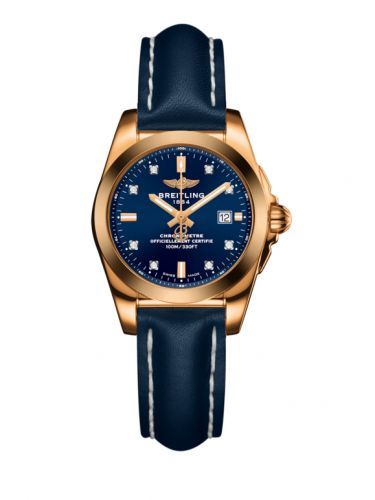 Galactic 29 Rose Gold / Horizon Blue Diamond / Calf