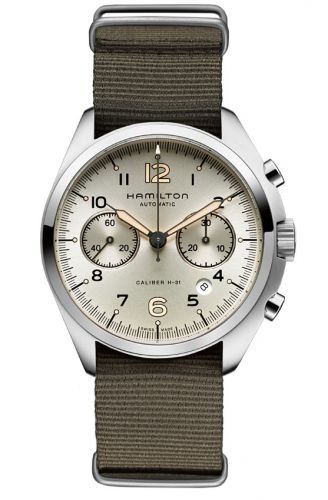Khaki Pilot Pioneer Auto Chrono