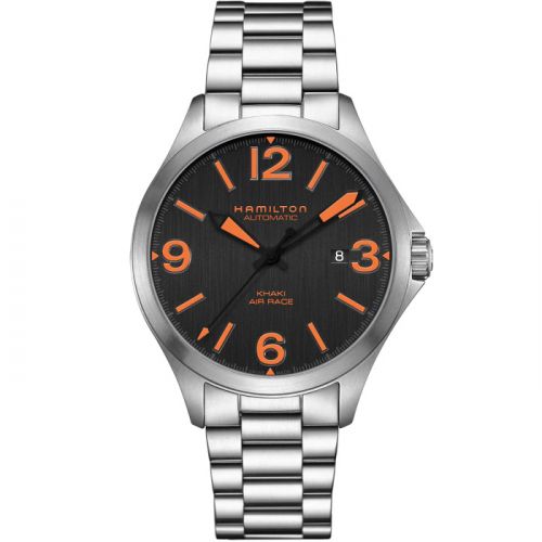 Khaki Aviation Air Race 42 Auto Black / Bracelet
