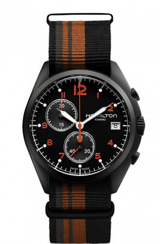 Khaki Aviation Pilot Pioneer Chrono Quartz Volcano