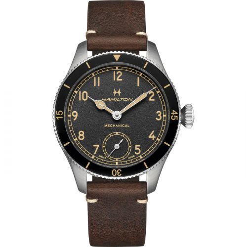 Khaki Aviation Pilot Pioneer 43 Stainless Steel / Black