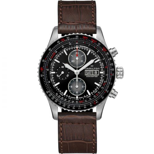 Khaki Aviation Converter Auto Chrono Stainless Steel / Black