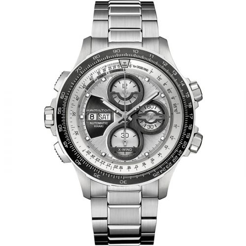 Khaki Aviation X-Wind Automatic Silver / Bracelet