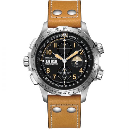 Khaki Aviation X Wind Day Date Auto Chrono