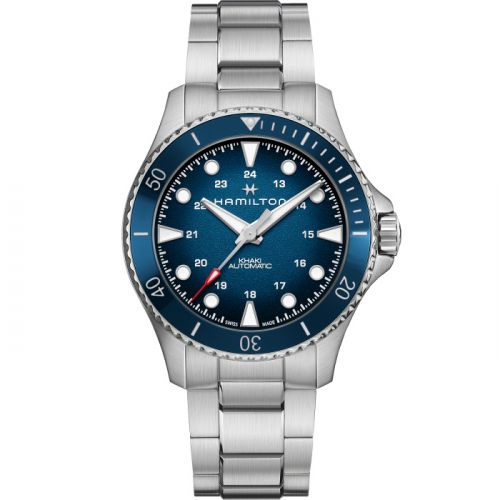 Khaki Navy Scuba Auto 43 Stainless Steel / Blue / Bracelet
