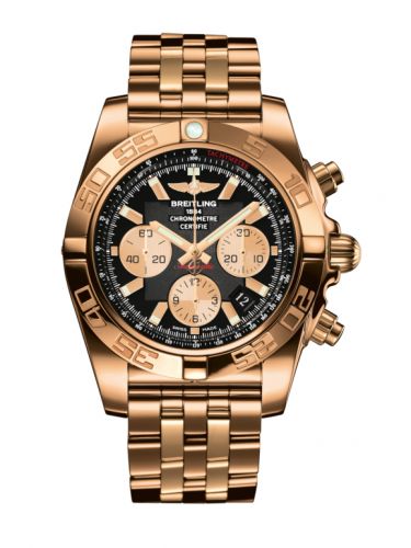 Chronomat 44 Rose Gold / Onyx Black / Bracelet