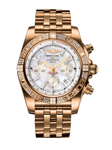 Chronomat 44 Rose Gold / Diamond / Pearl Diamond / Bracelet