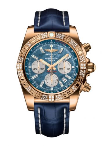 Chronomat 44 Rose Gold / Diamond / Black Pearl Diamond / Bracelet