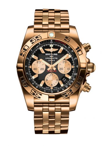 Chronomat 44 Rose Gold / Onyx Black / Bracelet